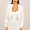 Adrianna Faux Fur Jacket - White