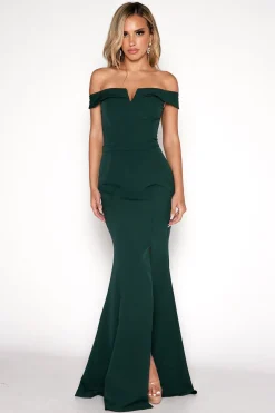 Alyssa Maxi Dress - Dark Green