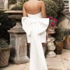 ANA Bow Mini Dress - Ivory