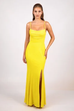 Angela Gown - Shimmer Yellow