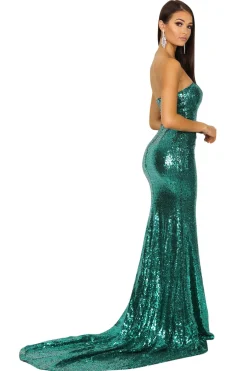 Angelisa Gown - Emerald (XS - Clearance Sale)