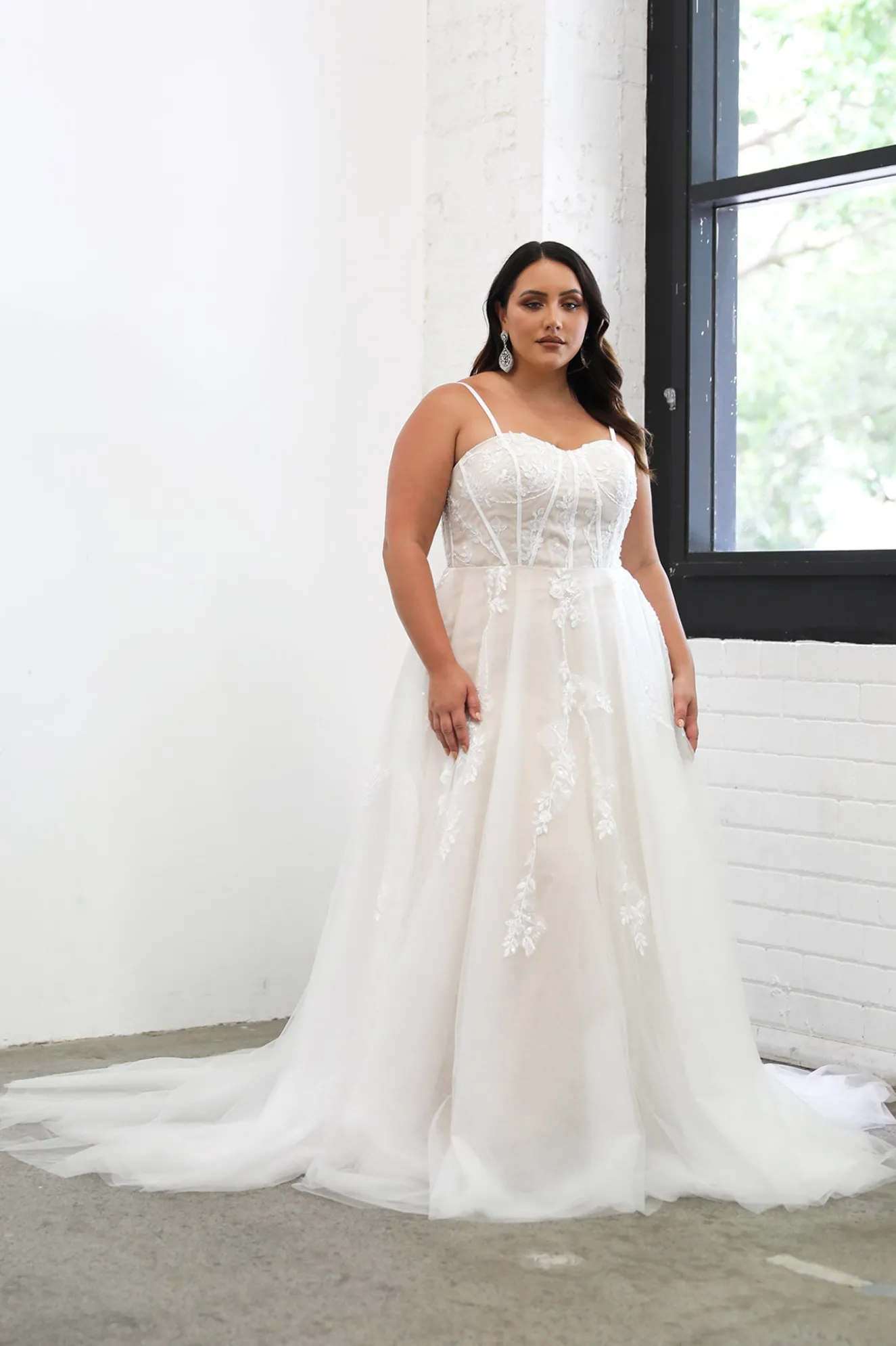 ANISSA Gown in Ivory/Champagne