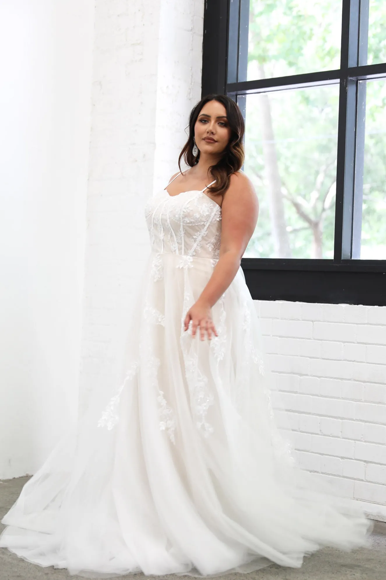 ANISSA Gown in Ivory/Champagne