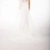 ASTER Long Wedding Veil with Lace Appliques