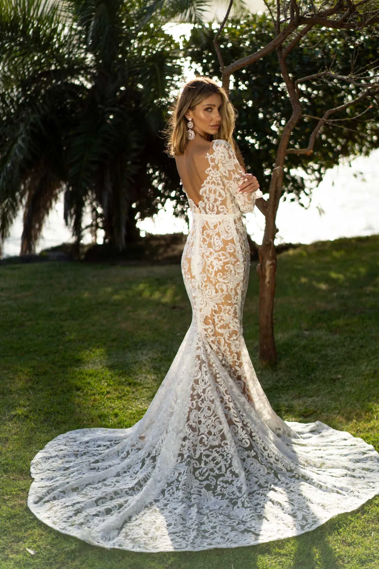 Athena Long Sleeve Gown