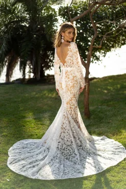 Athena Long Sleeve Gown