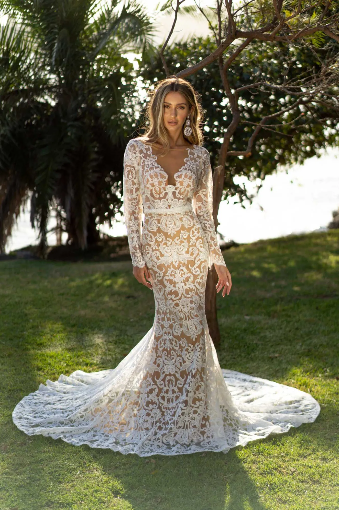 Athena Long Sleeve Gown