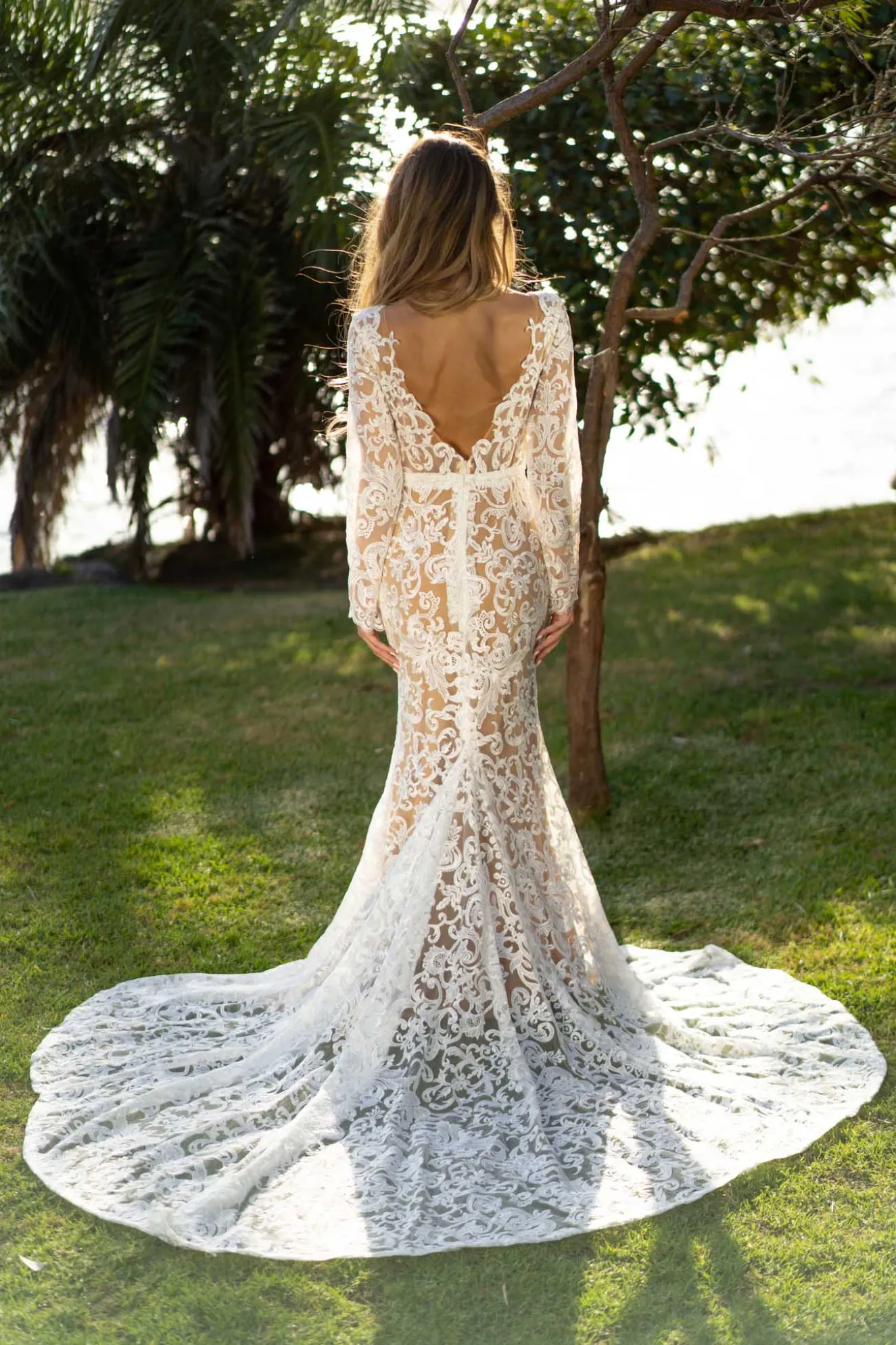 Athena Long Sleeve Gown