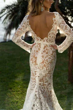 Athena Long Sleeve Gown