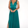 CATALINA A-Line Maxi Dress - Emerald
