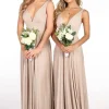 CATALINA A-Line Maxi Dress - Nude
