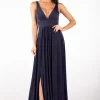 CATALINA A-Line Maxi Dress - Navy