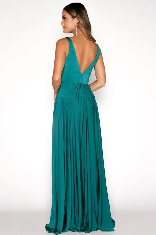 CATALINA A-Line Maxi Dress - Emerald