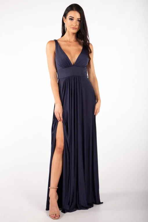 CATALINA A-Line Maxi Dress - Navy