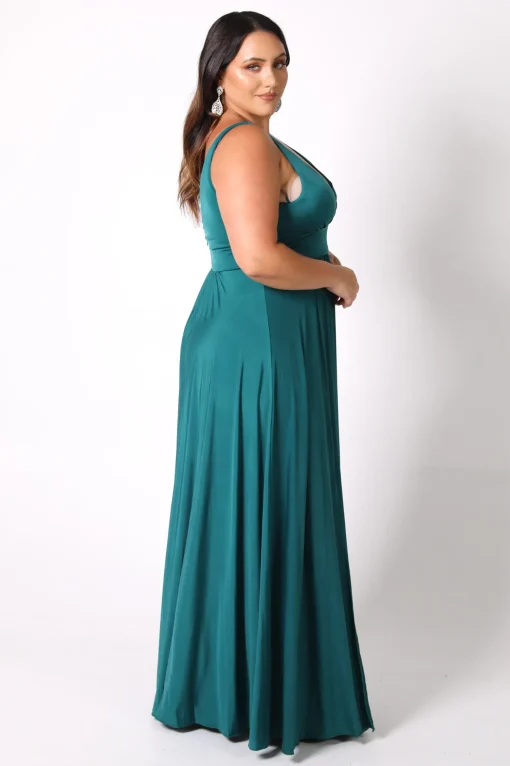 CATALINA A-Line Maxi Dress - Emerald