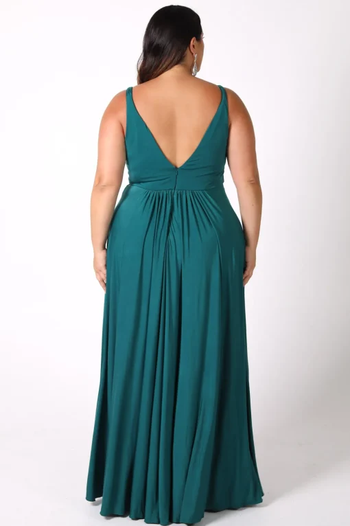 CATALINA A-Line Maxi Dress - Emerald