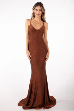 Catherine Gown - Shimmer Copper