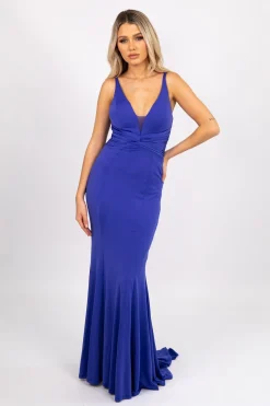 Clara Gown in Electric Blue (XS - Clearance Sale)