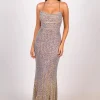 Eloisa Sequin Gown - Metallic Bronze