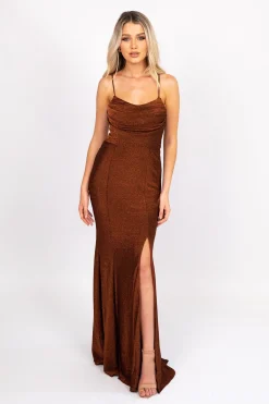 Elora Gown - Shimmer Copper