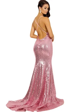 Estelle Gown - Pink Orchid (XL - Clearance Sale)