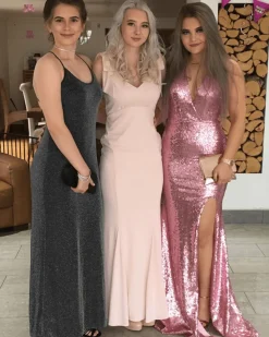 Estellina Gown - Pink Orchid (M & XL - Clearance Sale)