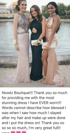 Estellina Gown - Rose Gold (XL - Clearance Sale)