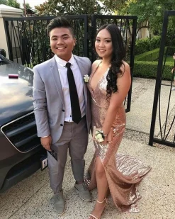 Estellina Gown - Rose Gold (XL - Clearance Sale)