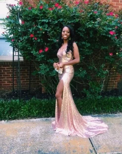 Estellina Gown - Rose Gold (XL - Clearance Sale)