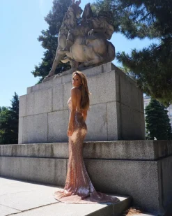 Estellina Gown - Rose Gold (XL - Clearance Sale)