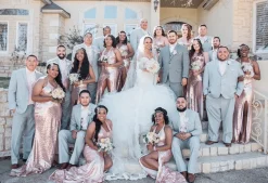 Estellina Gown - Rose Gold (XL - Clearance Sale)