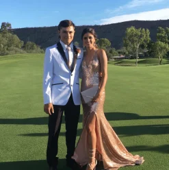 Estellina Gown - Rose Gold (XL - Clearance Sale)