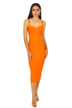 Hannah Dress - Orange