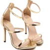 High Heel Sandals - Gold