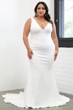 Kalani Crepe Gown - Ivory