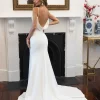 KALITA Cowl Back Crepe Gown - Ivory