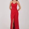 Lucia Maxi Dress - Shimmer Red