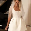 MILA Beaded Mini Dress - Ivory