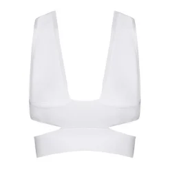 Milan Crop Top - White