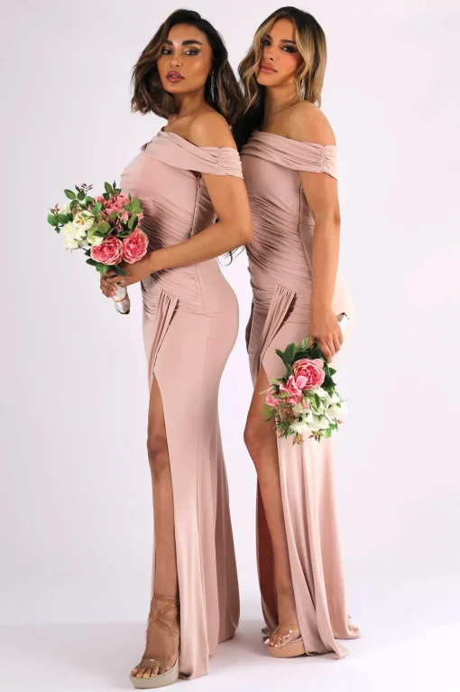 NADINE Maxi Dress - Dusty Pink