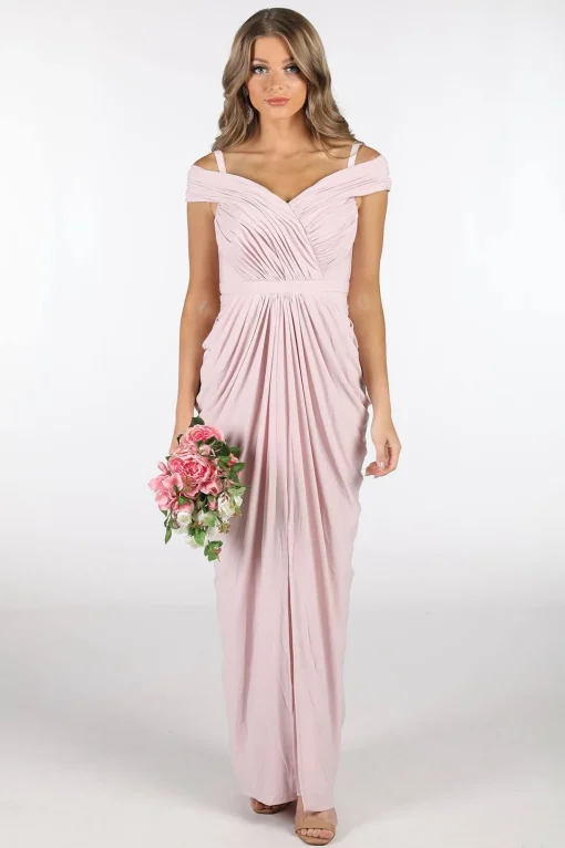 Olivia Bridesmaids Dress - Dusty Pink (XS - Clearance Sale)
