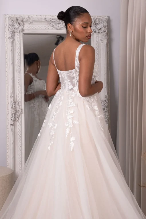 ROSA Gown in Ivory/Champagne