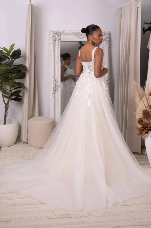 ROSA Gown in Ivory/Champagne