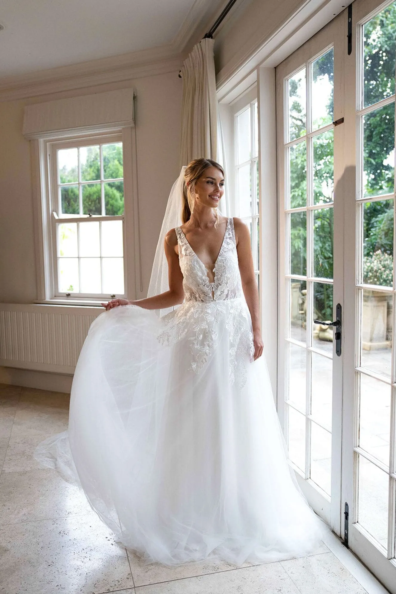 ROSALIE Gown in Ivory