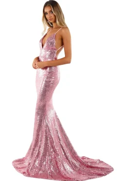 Roselle Gown - Pink Orchid (XS - Clearance Sale)