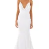 Roselle Luxe Gown - White (S - Clearance Sale)
