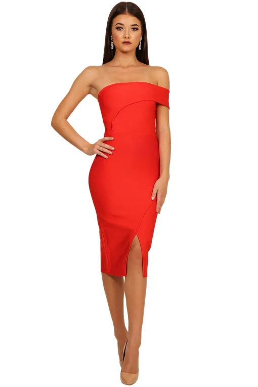 Sabrina Dress in Red (XS - Clearance Sale)