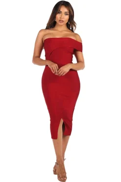 Sabrina Dress in Wine (XS & S - Clearance Sale)