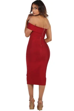 Sabrina Dress in Wine (XS & S - Clearance Sale)