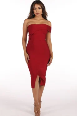 Sabrina Dress in Wine (XS & S - Clearance Sale)